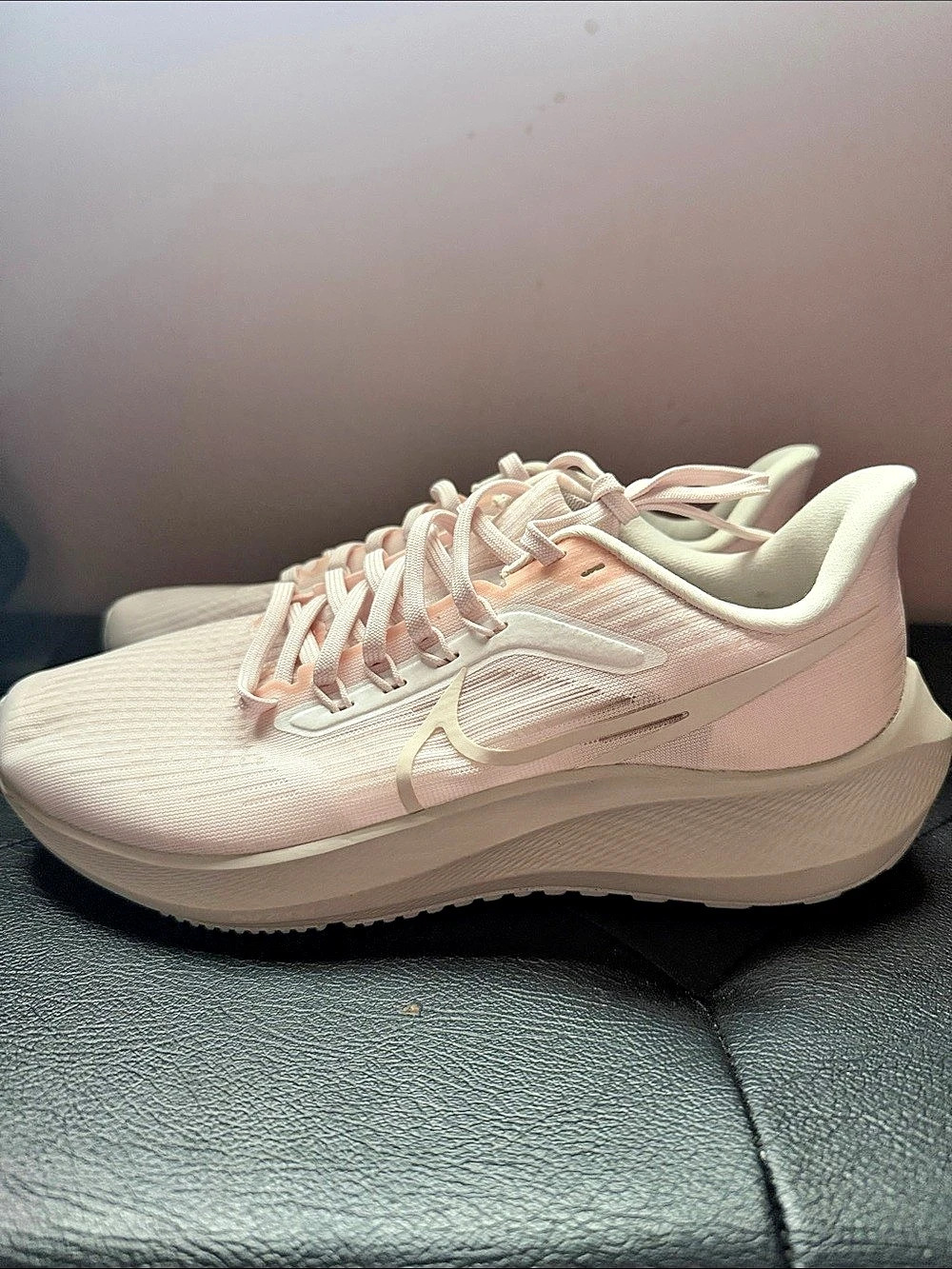 Nike Air Zoom Pegasus 40 Women's Athletic Shoes in Pink & White
